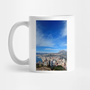 Benidorm Skyline Cityscape Costa Blanca Spain Mug